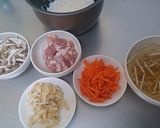 鶏肉＆しめじの炊き込みご飯～甘めの薄味♪作り方7写真
