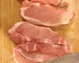 昆布つゆ風味のポークカツ作り方2写真