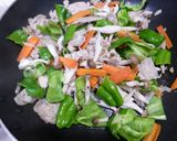 ★彡豚肉となす・ピーマンの甘辛味噌炒め作り方3写真