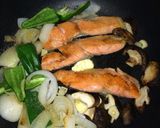 秋鮭のバタぽん焼き作り方6写真