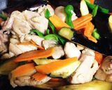 クレイジーソルトの茄子と鶏肉のカレー炒め作り方2写真