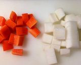 ☆野菜たっぷりカレートマトスープ☆作り方1写真