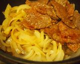 時短！簡単！牛もも肉のスタミナ焼き作り方3写真