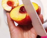 我が家の 桃の むきかた作り方3写真