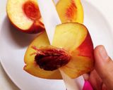 我が家の 桃の むきかた作り方6写真
