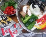 夏野菜のあんかけ焼きそば作り方1写真