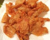 我が家に伝わる鶏白菜。同時に鳥皮せんべい作り方6写真