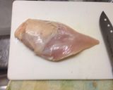 鶏胸肉のジューシーチリ炒め作り方1写真