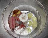 イワシの大葉包み揚げ。作り方1写真