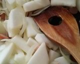 豆乳で作る＊夕顔のとろとろクリーム煮*作り方2写真
