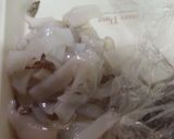 アオリイカの明太子クリームパスタ作り方1写真