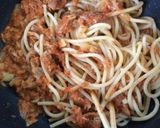 手作りソースでツナとトマトのパスタ作り方3写真