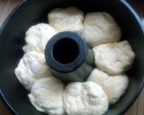 野草を楽しむ~鍋で焼くよもぎのちぎりパン作り方7写真