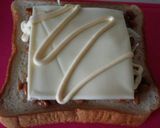 納豆チーズトースト作り方5写真