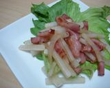 大根ベーコンバターポン酢作り方3写真