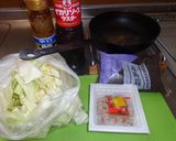 最速の納豆焼きそば（糸こんにゃく使用）作り方1写真