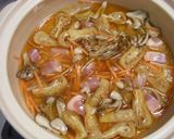 土鍋でポン酢の炊き込みご飯作り方5写真