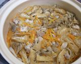 土鍋でポン酢の炊き込みご飯作り方7写真