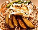 ☺お手軽ランチに☆簡単♪温かい茄子そば☺作り方7写真