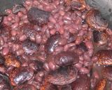 炊飯器で黒豆と金時豆のミックス煮豆作り方5写真