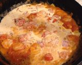 海老とモッツァレラのトマトクリームパスタ作り方5写真