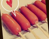 HM♡miniアメリカンドッグ♡衣チーズ作り方3写真