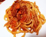 簡単うどんでナポリタン作り方6写真
