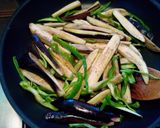 ナスとお肉の梅しょうゆ炒め作り方3写真