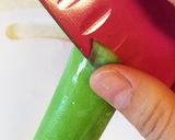 白芋の茎の下拵え作り方2写真