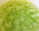 白芋の茎の下拵え作り方5写真