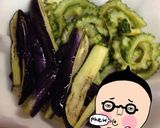 ゴーヤANDナスの今更夏野菜カリー作り方1写真
