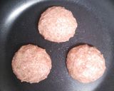 やわらかい☆ふっくらハンバーグ温野菜添え作り方3写真