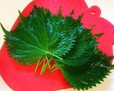 ふんわり香るシソの葉ご飯♡作り方1写真