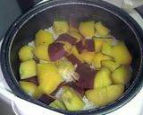ホクホクゴロゴロ♪旬のサツマイモご飯☆作り方3写真