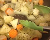 レモン風味のシンプルな、バジル野菜炒め作り方3写真