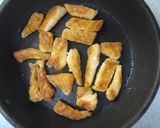 サーモンと彩りピーマンの甘酢炒め作り方4写真
