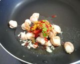 塩ピーマンでベビー帆立のパスタ✿作り方3写真