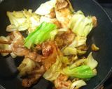 ご飯が進む！キャベツと豚の炒め物作り方4写真