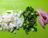 冷やご飯で☆カレーチャーハン作り方1写真