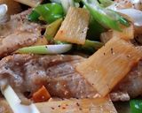 豚肉と長芋のシャキシャキ炒め作り方4写真
