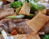 豚肉と長芋のシャキシャキ炒め作り方4写真