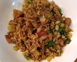 冷やご飯で☆カレーチャーハン作り方7写真
