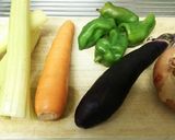 我が家のカレー カポナータ風作り方1写真