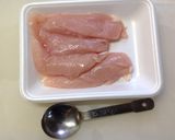 鶏ササミの筋を取る方法作り方1写真