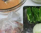❀豚コマ肉と野菜のオーロラソース❀作り方1写真