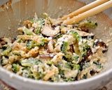 ゴーヤと焼き椎茸の白和え ヘルシー作り方6写真