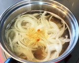 甘くて美味しい簡単玉ねぎと豆腐のお味噌汁作り方2写真