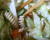 鍋ひとつで野菜たっぷりパスタサラダ　簡単作り方3写真