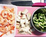 茹で海老で簡単 ゴーヤ入り海老マヨ作り方2写真