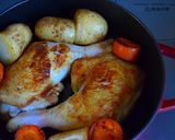 ストウブで骨付きチキンの簡単グリル作り方2写真